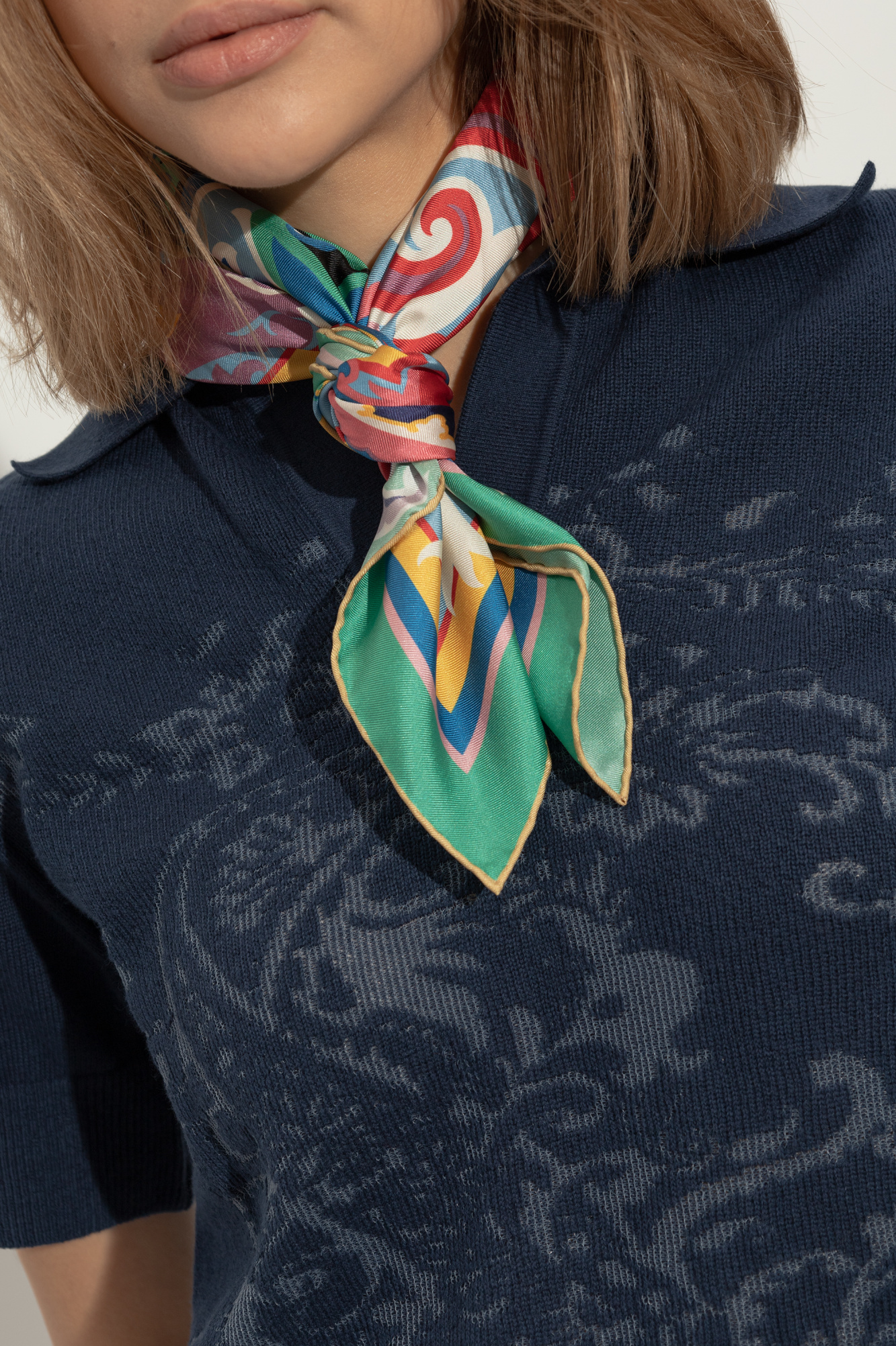 Multicolour Silk scarf Etro - Vitkac AS